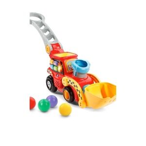 VTech Pop-a-Balls Push and Pop Bulldozer, Red